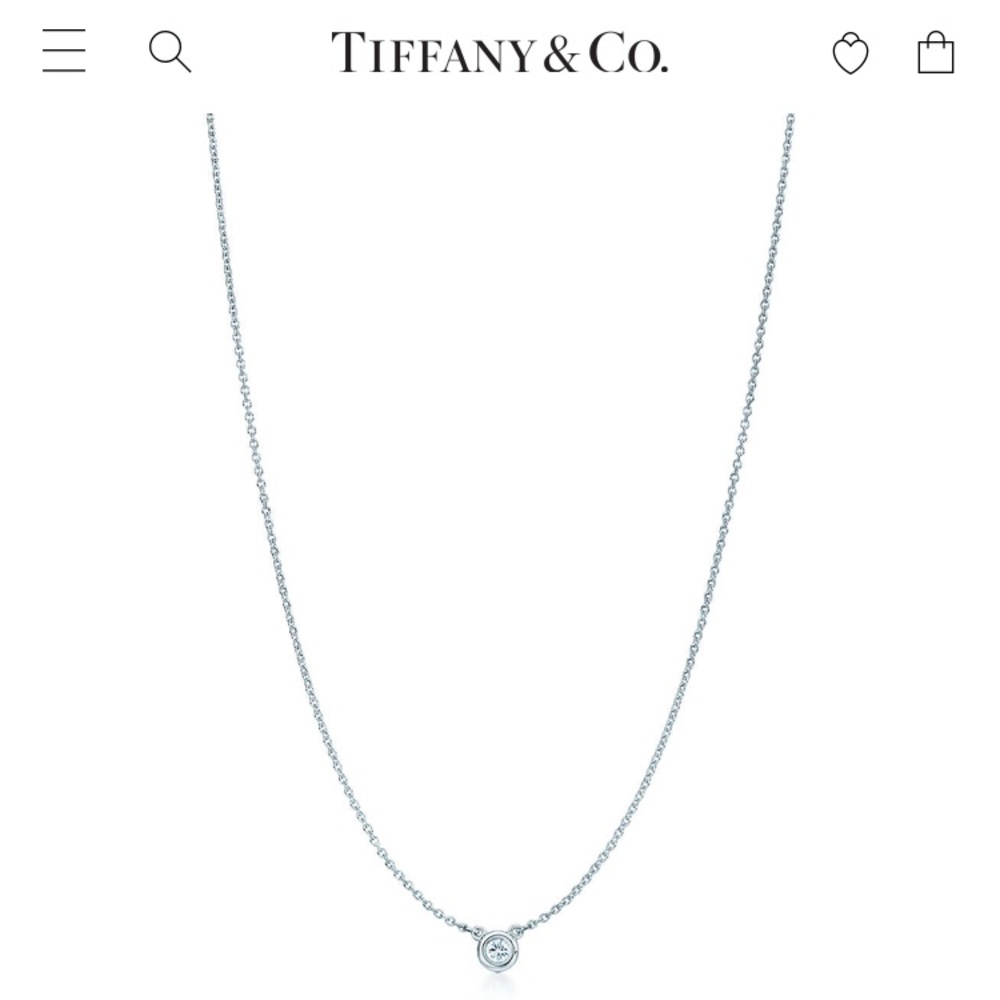 Elsa Peretti Tiffany & Co Diamond Necklace